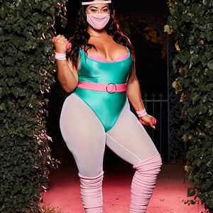 Plastic & Fantastic - Plus Workout Barbie Costume